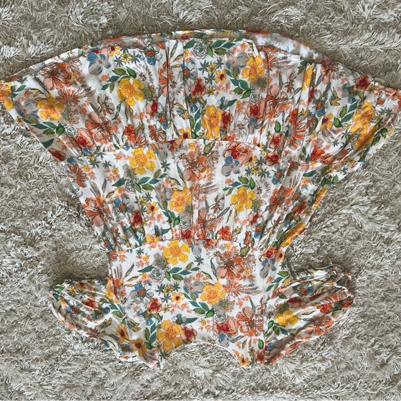 puff-sleeve tiered babydoll prairie summer dress boutique cottagecore milkmaid - Picture 8 of 15